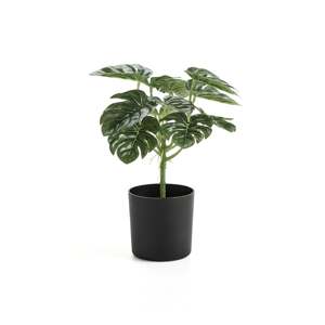 Umělá rostlina EVERGREEN, monstera, výška 250 mm, 1 ks
