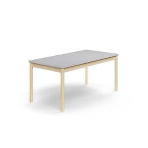 Stůl DECIBEL, 1600x800x720 mm, akustická HPL deska, bříza/šedá