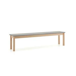Lavice ZET, 1800x360 mm, šedá