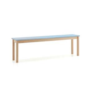 Lavice ZET, 1800x440 mm, blankytně modrá