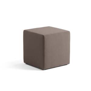 Taburet CASUAL, potah ETNA, 500x500 mm, světle hnědá
